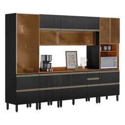 Cozinha Completa 310cm X 218,5cm Aéreo Rft Pnl e Crt 6 Peças Proença - 2