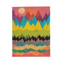 Ver imagem 1 de Quadro Decorativo Abstrato - Montanhas Geométricas Colorido