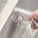 Ver imagem 5 de Suporte Porta Esponja de Lavar Louça com Ventosa Tramontina Aço Inox Bucha de Pia