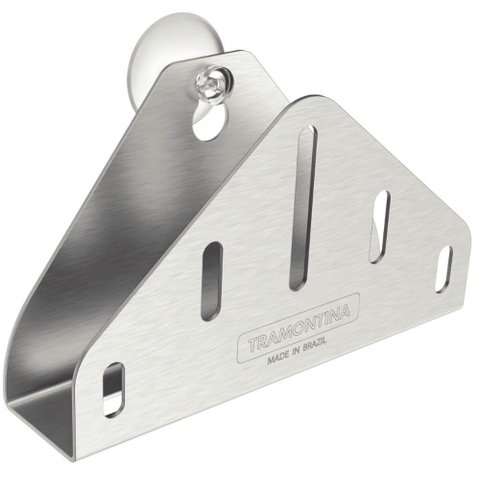 Suporte Porta Esponja de Lavar Louça com Ventosa Tramontina Aço Inox Bucha de Pia