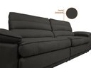 Ver mais imagens de Sofá Niko 2,50m com Molas Retrátil Reclinável Velosuede - Netsofas - Chumbo