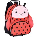 Ver imagem 1 de Mochila Infantil Escolar com Rodinhas Clio PETS Zoo Animais Clio STYLE JOANINHA
