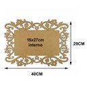 Ver imagem 2 de Kit com 3 Molduras em Mdf Retangular Lisa Margaridas Tamanho:40x29cm Cod:kitplm015