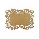 Ver imagem 1 de Kit com 3 Molduras em Mdf Retangular Lisa Margaridas Tamanho:40x29cm Cod:kitplm015