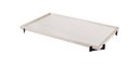Ver imagem 1 de Bandeja Decorativa Espelhada Gala Mdf Laminado Off White/preto