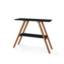 Ver imagem 3 de Aparador Cantinho Cafe Preto Mesa Estreita Cafeteira Xicaras