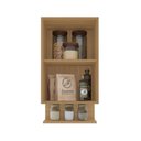 Ver imagem 2 de Armário Aéreo Cozinha 40 Cm Colors 1 Porta 100% Mdf Freijó - Kits Paraná