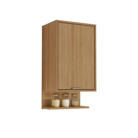 Armário Aéreo Cozinha 40 Cm Colors 1 Porta 100% Mdf Freijó - Kits Paraná
