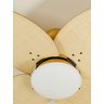 Ventilador Teto Dourado Winds 4 Pás Palha Turbo Ventax 220v - 2