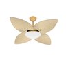 Ventilador Teto Dourado Winds 4 Pás Palha Turbo Ventax 220v - 1