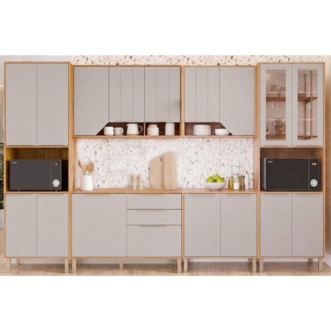 Cozinha Completa 6 Peças Celeste C142 Cinamomo/Off White MGM