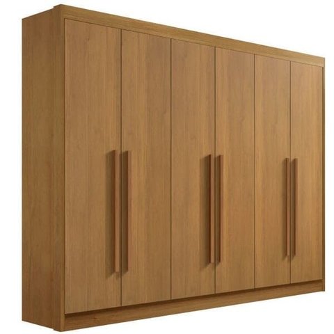 Guarda Roupa Casal 6 Portas 7 Gavetas - New Athos-cinamomo - Móveis D'doro