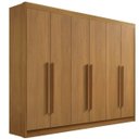 Ver imagem 1 de Guarda Roupa Casal 6 Portas 7 Gavetas - New Athos-cinamomo - Móveis D'doro