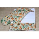 Ver imagem 1 de Kit Luva e Pano de Prato 2 Peças - Bolo e Café