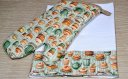 Ver imagem 1 de Kit Luva e Pano de Prato 2 Peças - Bolo e Café
