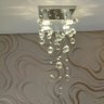 Lustre de Cristal para Sala de Jantar e Estar:110v/220v (bivolt)/espelhado/70cm - 3