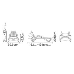 Espreguiçadeira Tramontina Copacabana em Polipropileno Camurça - 2