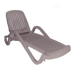 Espreguiçadeira Tramontina Copacabana em Polipropileno Camurça - 1