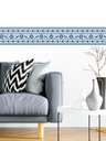 Ver imagem 1 de Faixa Decorativa Adesiva (autocolante) - Bordado Azul