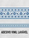 Ver imagem 2 de Faixa Decorativa Adesiva (autocolante) - Bordado Azul