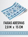Ver imagem 5 de Faixa Decorativa Adesiva (autocolante) - Bordado Azul