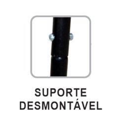 Churrasqueira Espetinho Pé AB 2 Grelha 3 Espeto 100x76x30cm Duralar F010FOM - 2