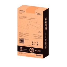 Mesa de Cabeceira Suspensa Multivisão Fly Gaveteiro Suspenso Aereo com 1 Gaveta Suporta 20kg:branco - 4