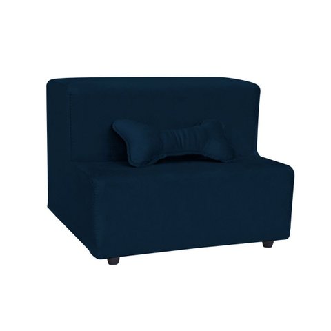 Escada Pet 2 Degraus para Cachorros Almofadada em Veludo Várias Cores Rampa Brinde Pet Luxo Conforto