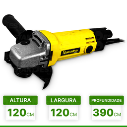 Esmerilhadeira Lixadeira Angular para Corte 220v 650w - 4