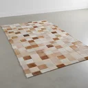 Ver imagem 1 de Tapete de Couro Passadeira Natural Bege 2,00 x 0,60 m