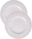 Ver imagem 1 de Kit Jogo Pratos Rasos Jantar 10pçs 10pessoas Natal Noel 28cm