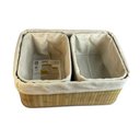 Ver imagem 4 de Conjunto de Cestos Organizadores em Bambu – Organização com Design Moderno, Natural e Sofisticado