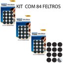 Ver imagem 2 de Kit 84 Feltro Protetor Adesivo Pé Sofá Cadeira Mesa Tekbond