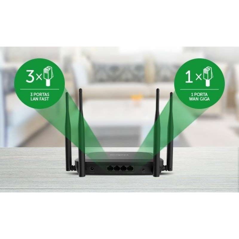 Roteador Wi-fi 5 Dual Band Ac Gf1200 Com Porta Wan Giga E Lan Fast - Intelbrs - 2