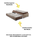 Ver imagem 7 de Bicama Box para Dois Colchões Solteirão 96x203 Linho
