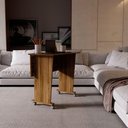 Ver imagem 6 de Mesa Escrivaninha Dobrável com Rodízio Nogal