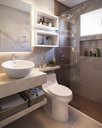Ver imagem 2 de Nicho Retangular para Decoração de Banheiro 2pçs