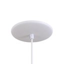 Ver imagem 2 de Pendente Gota Luminária Lustre Alumínio Branco C/cobre