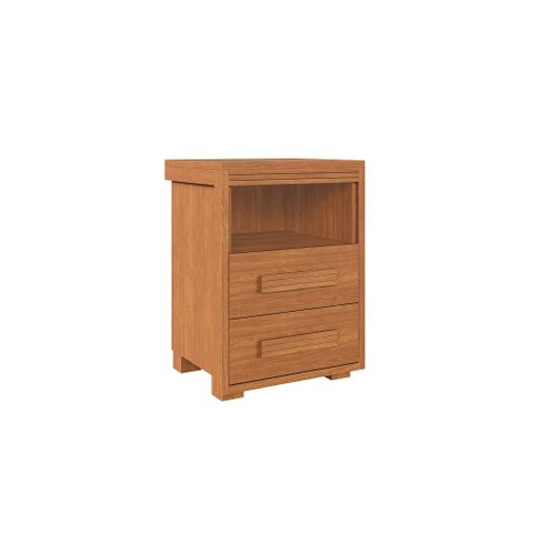 Mesa de Cabeceira Tóquio com 2 Gavetas 100% Mdf Camas Fenix