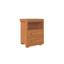Ver imagem 1 de Mesa de Cabeceira Tóquio com 2 Gavetas 100% Mdf Camas Fenix