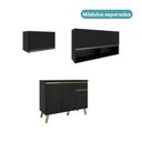 Ver mais imagens de Armário de Cozinha Compacta Atlanta Petit carraro Preto Touch