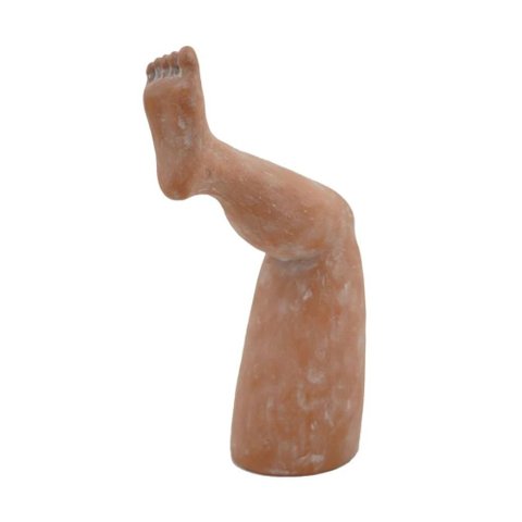 Escultura Decor Schermo Perna em Resina Terracota - 24cm