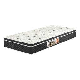 Cama Box Baú Solteiro Conforto Suede Cinza + Colchão Solteiro Conforto Espuma D33 com Eps 14x88x188 - 4