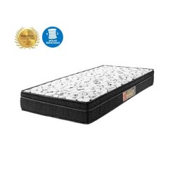 Cama Box Baú Solteiro Conforto Suede Cinza + Colchão Solteiro Conforto Espuma D33 com Eps 14x88x188 - 5