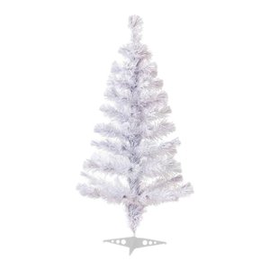 Árvore de Natal 120cm Branca para Enfeitar - 1 Unidade
