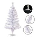 Ver imagem 2 de Árvore de Natal 120cm Branca para Enfeitar - 1 Unidade