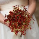 Ver mais imagens de Kit com 18 Flores Artificiais Vermelho para Buquê Romântico e Decoração