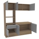 Ver imagem 5 de Cozinha Compacta 1 Armário Aéreo 1 Torre Quente 1 Balcão Évora