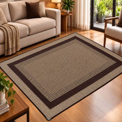 Tapete Sisal Art 1180 Sala Quarto Escritório Tabaco:2,00x3,00
