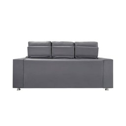 Sofá Retrátil e Reclinável 3 Lugares Londres 1.90cm C/ Molas - Suede - 5 Sofá Retrátil e Reclinável 3 Lugares Londres 1.90cm C/ Molas - Suede - 5